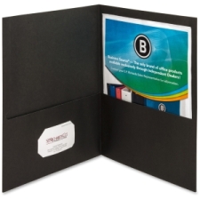 BSN78490 - Business Source Two-Pocket Folders