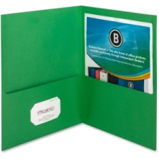 BSN78493 - Business Source Two-Pocket Folders