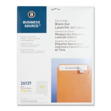 BSN26137 - Business Source Block-out File Folder Labels