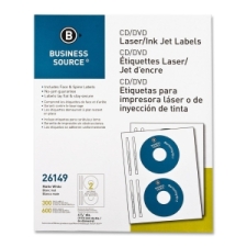 BSN26149 - Business Source Laser/Inkjet CD/DVD Labels