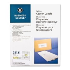 BSN26131 - Business Source Bright White Copier Labels