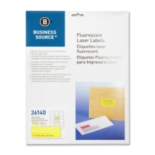 BSN26140 - Business Source 1" Fluorescent Laser Labels