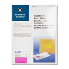 BSN26141 - Business Source 2" Fluorescent Color Laser Labels