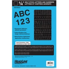 USS31741 - Headline Stick on Letters and Numbers