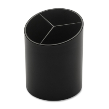 BSN32355 - Business Source Large 3-Compartment Plastic Pencil Cup