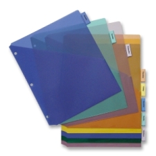 BSN32373 - Business Source Double Pocket Index Dividers