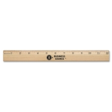 BSN32360 - Business Source 12" Imperial Wood Ruler