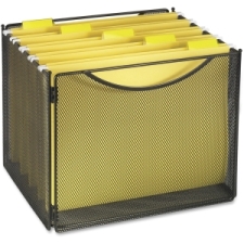 SAF2170BL - Safco Onyx Steel Mesh Desktop File Box