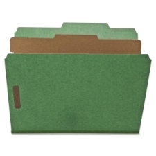 NATSP17203 - Nature Saver 1-Divider Recycled Classification Folders