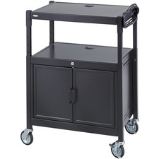 SAF8943BL - Safco Steel Adjustable AV Carts