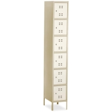 SAF5524TN - Safco Six-Tier Two-tone Box Locker with Legs
