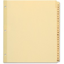 OXF10080 - TOPS Preprinted Tab Divider