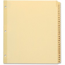 OXF10078 - TOPS Preprinted Tab Divider