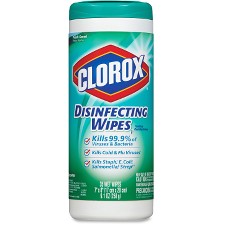 CLO01602PAK2 - Clorox Disinfecting Wipe