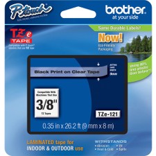 BRTTZE121 - Brother P-touch TZe Laminated Tape Cartridges