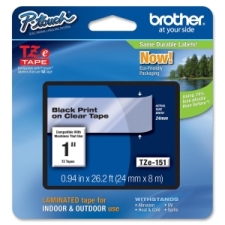 BRTTZE151 - Brother P-touch TZe 1" Laminated Tape Cartridge