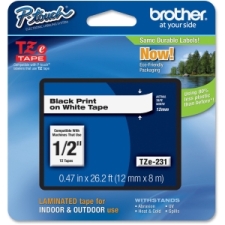 BRTTZE231 - Brother P-touch TZe Laminated Tape Cartridges