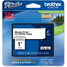 BRTTZE251 - Brother P-touch TZe 1" Laminated Tape Cartridge
