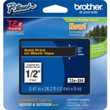 BRTTZE334 - Brother P-touch TZe Laminated Tape Cartridges