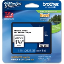 BRTTZE261 - Brother TZe 1-1/2" Laminated Tape Cartridges