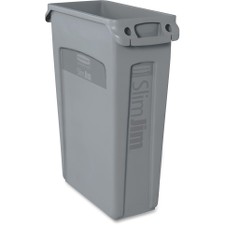 RUB354060GRAY - Rubbermaid Commercial Slim Jim with Venting Channels