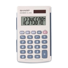 SHREL243SB - Sharp Calculators EL-243SB 8-Digit Pocket Calculator