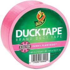 DUC1265016 - Duck X-Factor Funky Flamingo Duct Tape