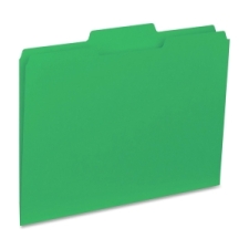 BSN43563 - Business Source 1/3-cut Colored Interior File Folders