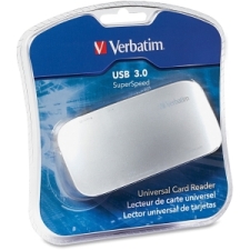 VER97706 - Verbatim Universal Card Reader, USB 3.0 - Silver