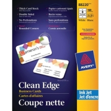 AVE88220 - Avery&reg; Clean Edge(R) Rounded Corner Business Cards, Matte, Two-Sided Printing, 2" x 3-1/2", 160 Cards (88220)