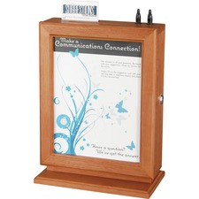 SAF4236CY - Safco Customizable Wood Suggestion Box