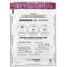 MMF236210306 - MMF White FreezFraud Deposit Bags