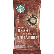 SBK11018193 - Starbucks Breakfast Blend Single Pot Ground Coffee Portion Pack