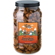 OFX375 - Office Snax Nugget Style Peanut Butter Pretzels