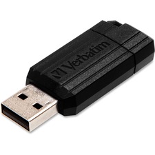 VER49064 - Verbatim 32GB Pinstripe USB Flash Drive - Black