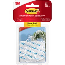 MMM17091CLRVP - Command 2 lb. Strips Medium Hanging Hooks