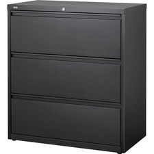 LLR88028 - Lorell 3-Drawer Black Lateral Files