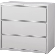 LLR88032 - Lorell 3-Drawer Light Gray Lateral Files