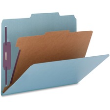 NATSP17219 - Nature Saver 1-Divider Color Classification Folders