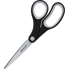ACM15589 - Acme United KleenEarth 8" Bent Soft Handle Scissors