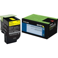 LEX80C1SY0 - Lexmark Unison 801SY Toner Cartridge