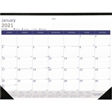 BLIC177227 - Blueline DuraGlobe Monthly Desk Pad
