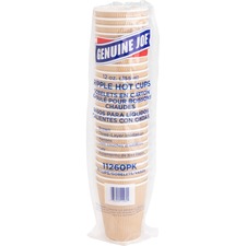 GJO11260PK - Genuine Joe Ripple Hot Cups