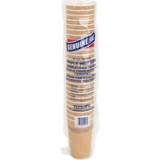 GJO11257PK - Genuine Joe Ripple Hot Cups