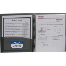 CLI33081 - C-Line 8-Pocket Spiral-bound Poly Portfolio