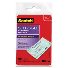 MMMLS85110C - Scotch Self-Sealing Gloss Finish Laminating Pouches