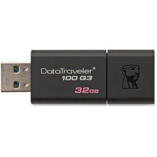 KINDT100G332G - Kingston 32GB USB 3.0 DataTraveler 100 G3