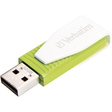 VER49815 - Verbatim 32GB Swivel USB Flash Drive - Eucalyptus Green