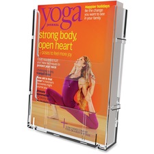 DEF772001 - Deflecto Lit Loc Magazine Holder