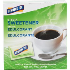 GJO70472 - Genuine Joe Stevia Natural Sweetener Packets